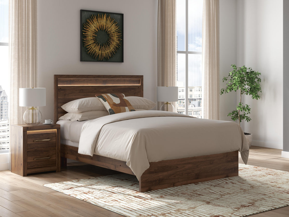 Nashville Furniture Outlets - Ashley Furniture - Janfyn Bedroom - Queen Panel Bed / Brown - PCB1010B2