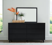 Nashville Furniture Outlets - Ashley Furniture - Danziar Bedroom - Full Slat Panel Bed / Black - B1013B19
