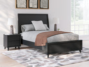Nashville Furniture Outlets - Ashley Furniture - Danziar Bedroom - Full Panel Bed / Black - B1013B20