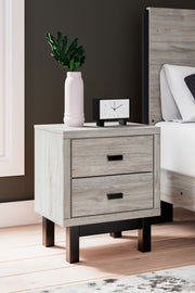 Nashville Furniture Outlets - Ashley Furniture - Vessalli Bedroom - Two Drawer Night Stand / Two-tone - B1036-92