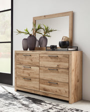 Nashville Furniture Outlets - Ashley Furniture - Hyanna Bedroom - Dresser and Mirror / Tan Brown - B1050B1
