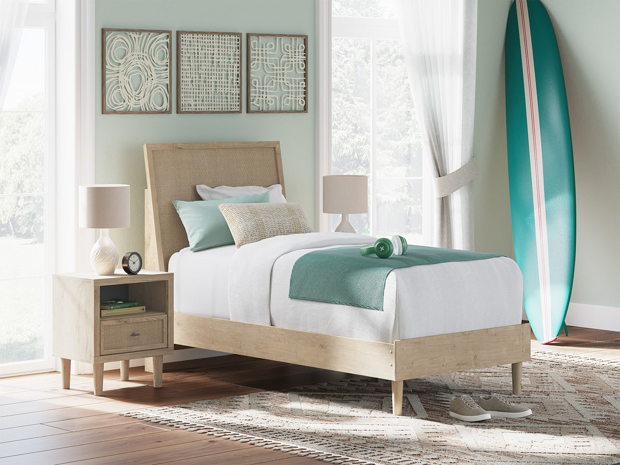 Nashville Furniture Outlets - Ashley Furniture - Cielden Bedroom - Twin Panel Bed / Two-tone - B1199B18