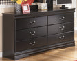 Nashville Furniture Outlets - Ashley Furniture - Huey Vineyard Bedroom - Five Drawer Chest / Black - B128-46