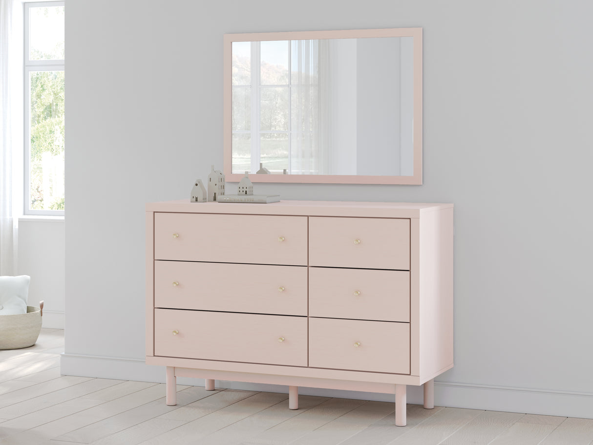 Nashville Furniture Outlets - Ashley Furniture - Wistenpine Bedroom - Dresser and Mirror / Blush - B1323B1