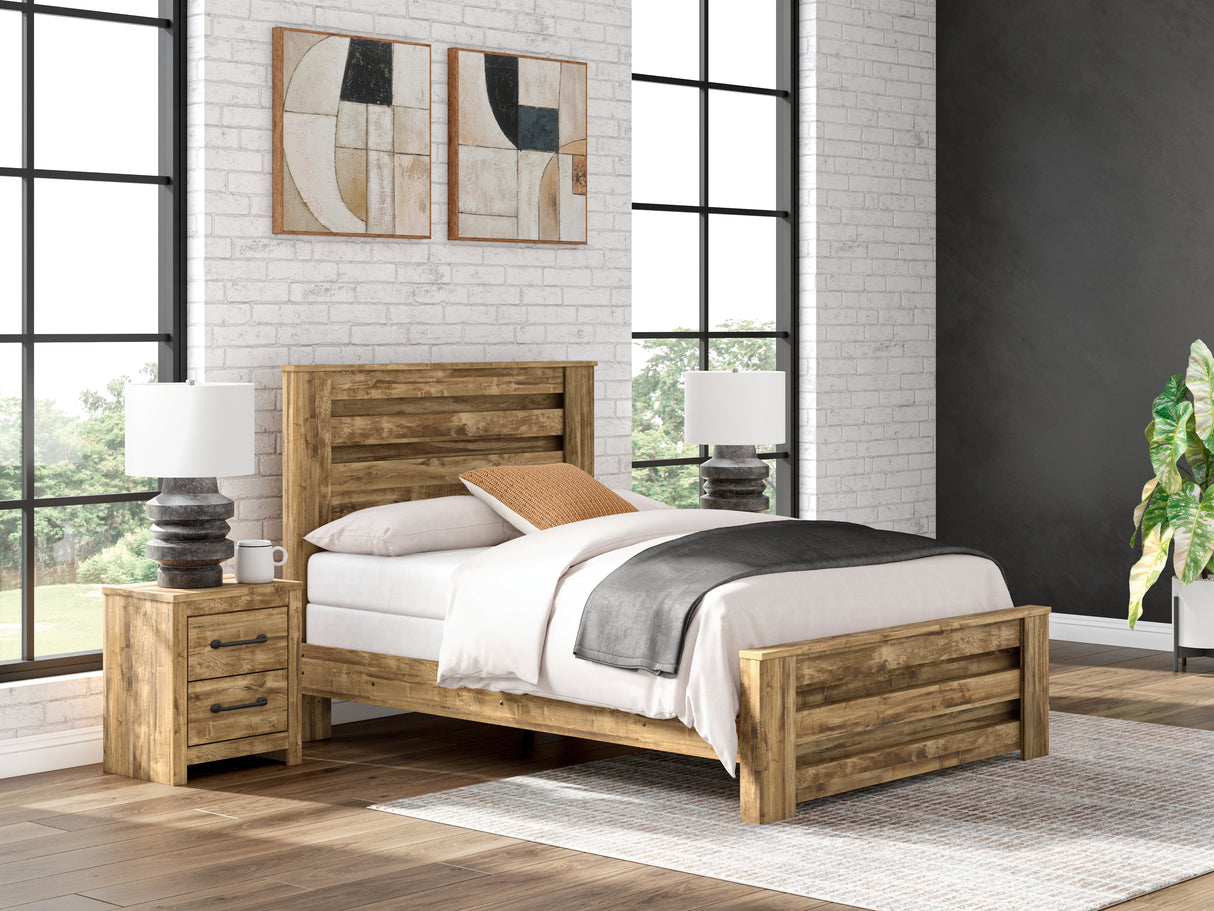 Nashville Furniture Outlets - Ashley Furniture - Maystonna Bedroom - Queen Panel Bed / Brown - PCB1580B4