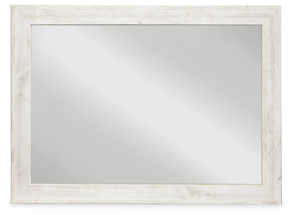 Nashville Furniture Outlets - Ashley Furniture - Paxberry Bedroom - Bedroom Mirror / Whitewash - B181-36