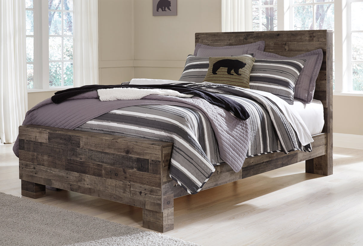 Nashville Furniture Outlets - Ashley Furniture - Derekson Bedroom - Full Panel Bed / Multi Gray - B200B4