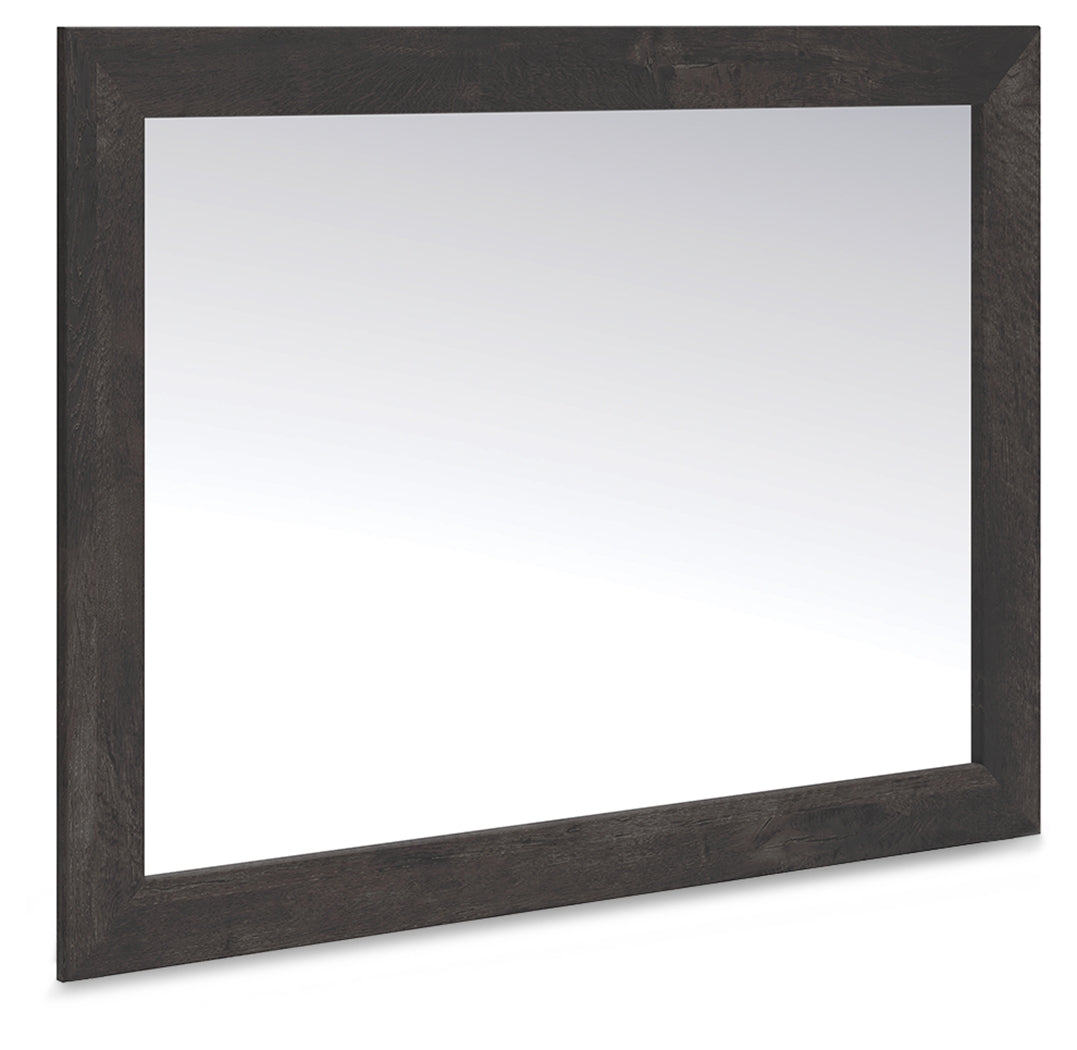 Nashville Furniture Outlets - Ashley Furniture - Hollivern Bedroom - Bedroom Mirror / Dark Gray - PCB2108-36