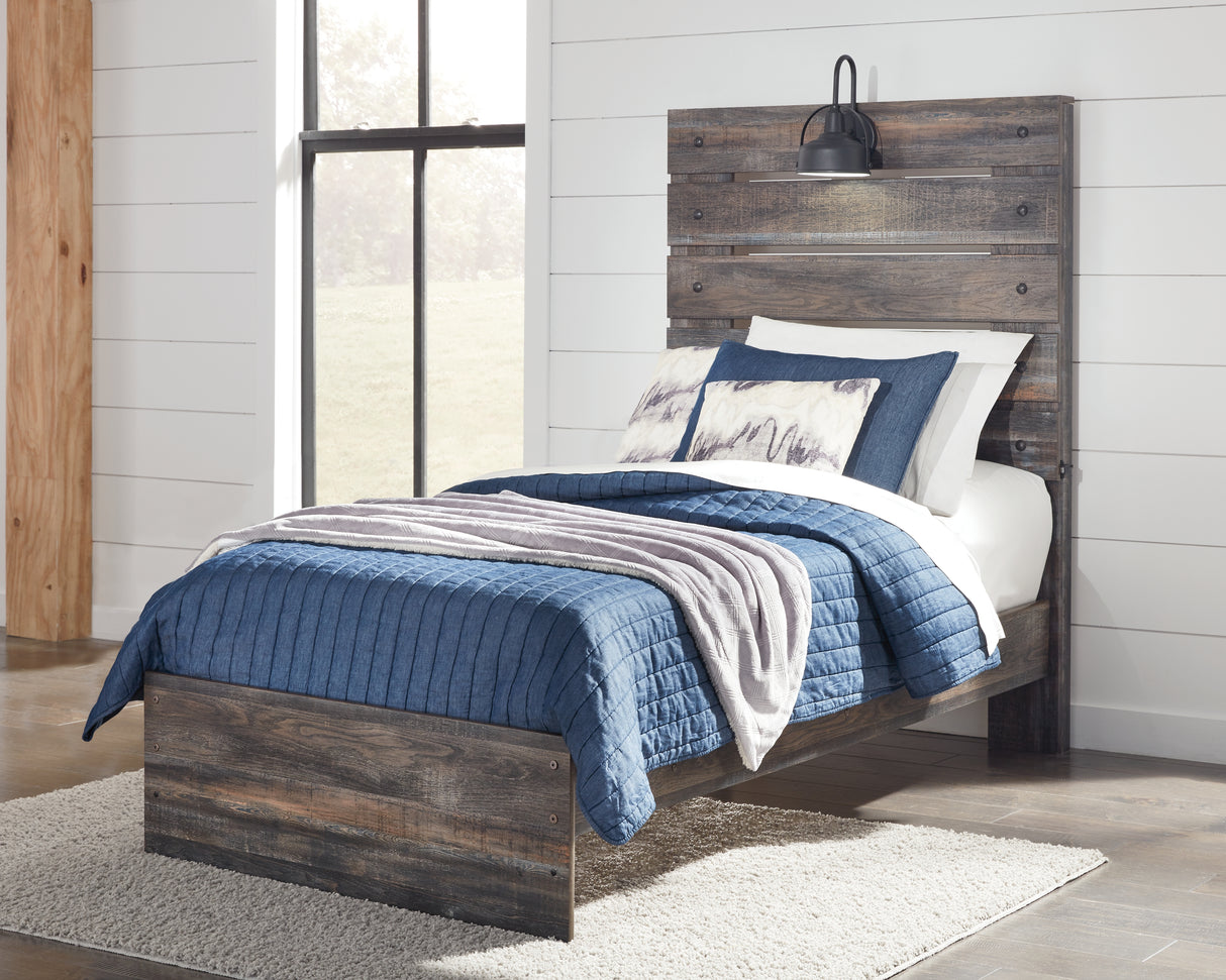 Nashville Furniture Outlets - Ashley Furniture - Drystan Bedroom - Twin Panel Bed / Multi - B211B2