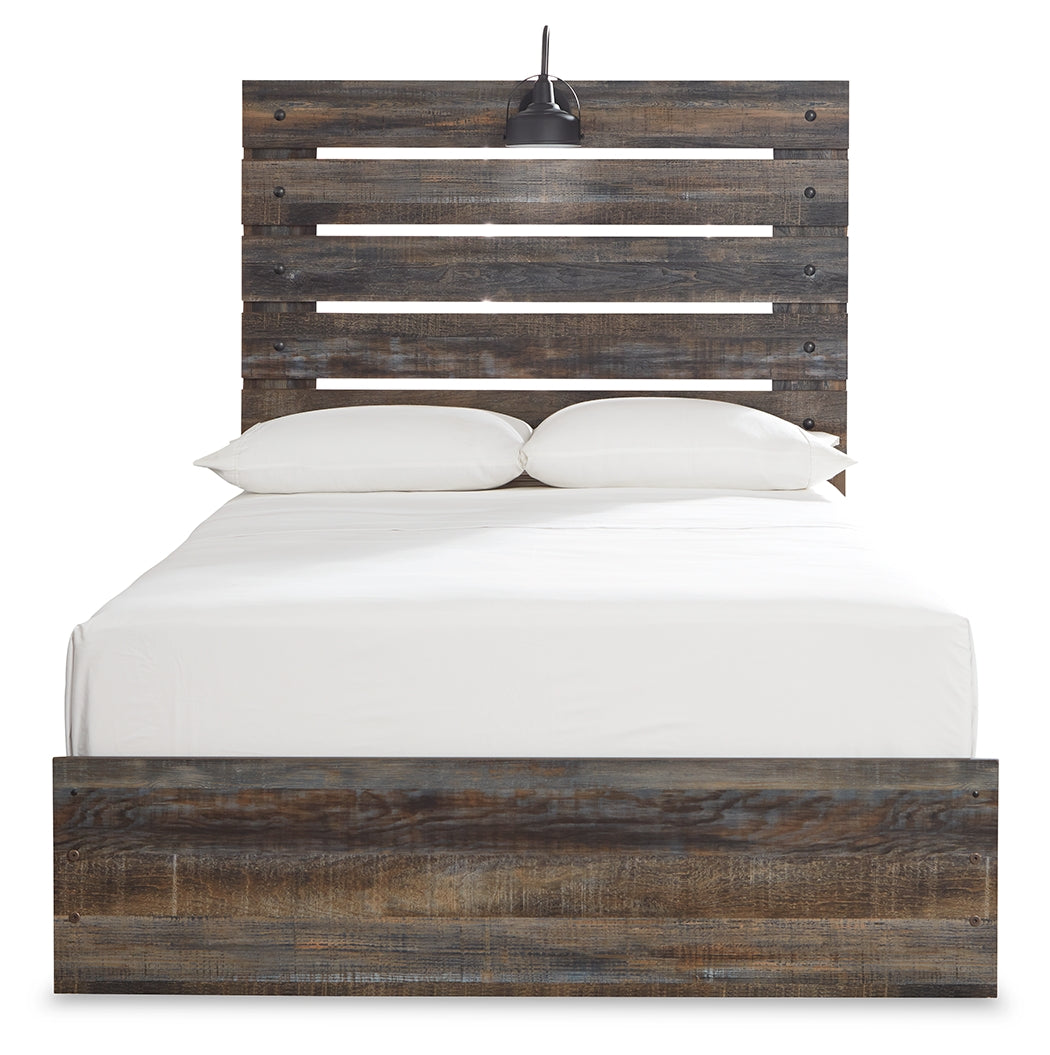 Nashville Furniture Outlets - Ashley Furniture - Drystan Bedroom - Full Panel Bed / Multi - B211B3