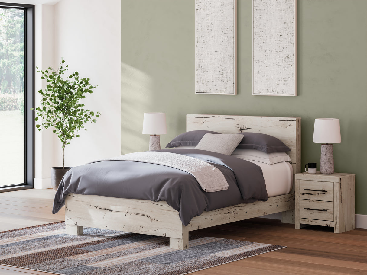 Nashville Furniture Outlets - Ashley Furniture - Lawroy Bedroom - Queen Panel Bed / Light Natural - B2310B2