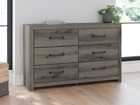 Nashville Furniture Outlets - Ashley Furniture - Graystorm Bedroom - Full Panel Bed with Storage / Brown Gray - PCB2405B17