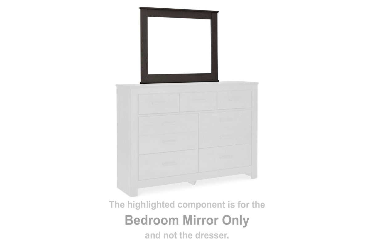 Nashville Furniture Outlets - Ashley Furniture - Brinxton Bedroom - Bedroom Mirror / Charcoal - B249-36