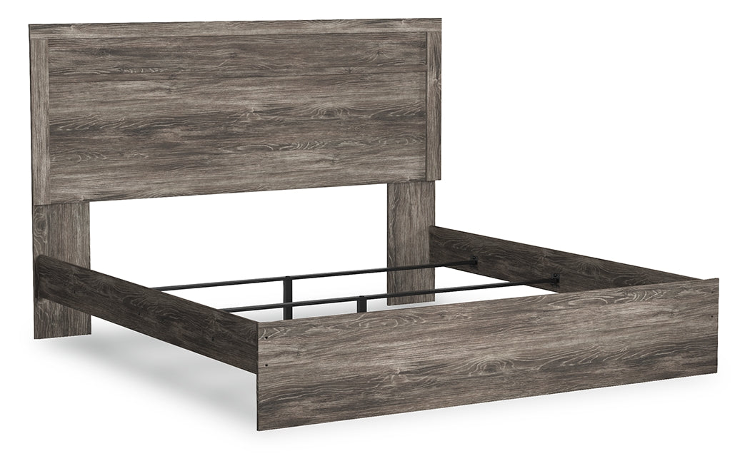 Nashville Furniture Outlets - Ashley Furniture - Ralinksi Bedroom - King Panel Bed / Gray - B2587B3