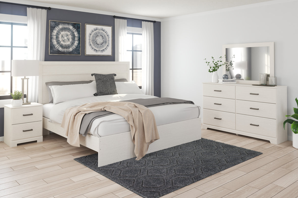 Nashville Furniture Outlets - Ashley Furniture - Stelsie Bedroom - Twin Panel Bed / White - B2588B12