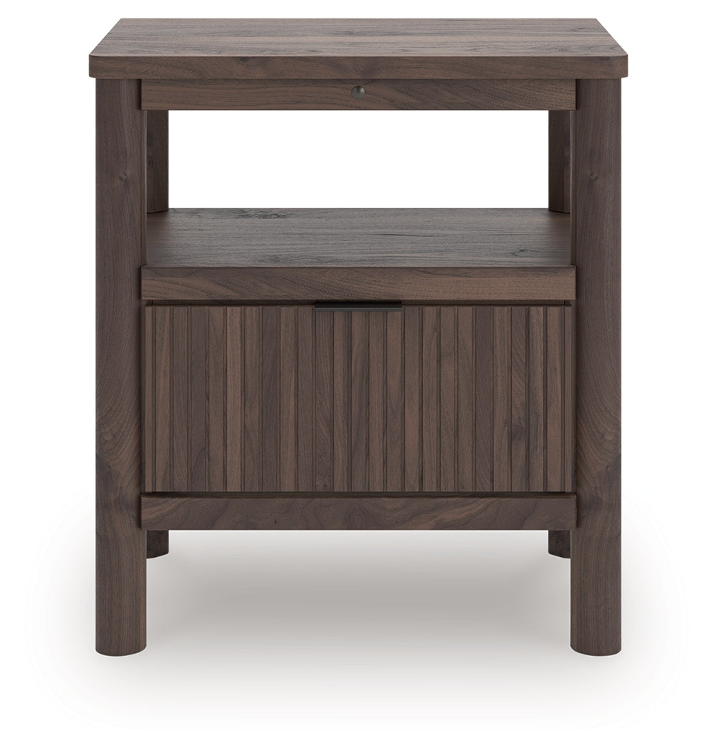 Nashville Furniture Outlets - Ashley Furniture - Pamytta Bedroom - One Drawer Night Stand / Brown - PCB2614-91