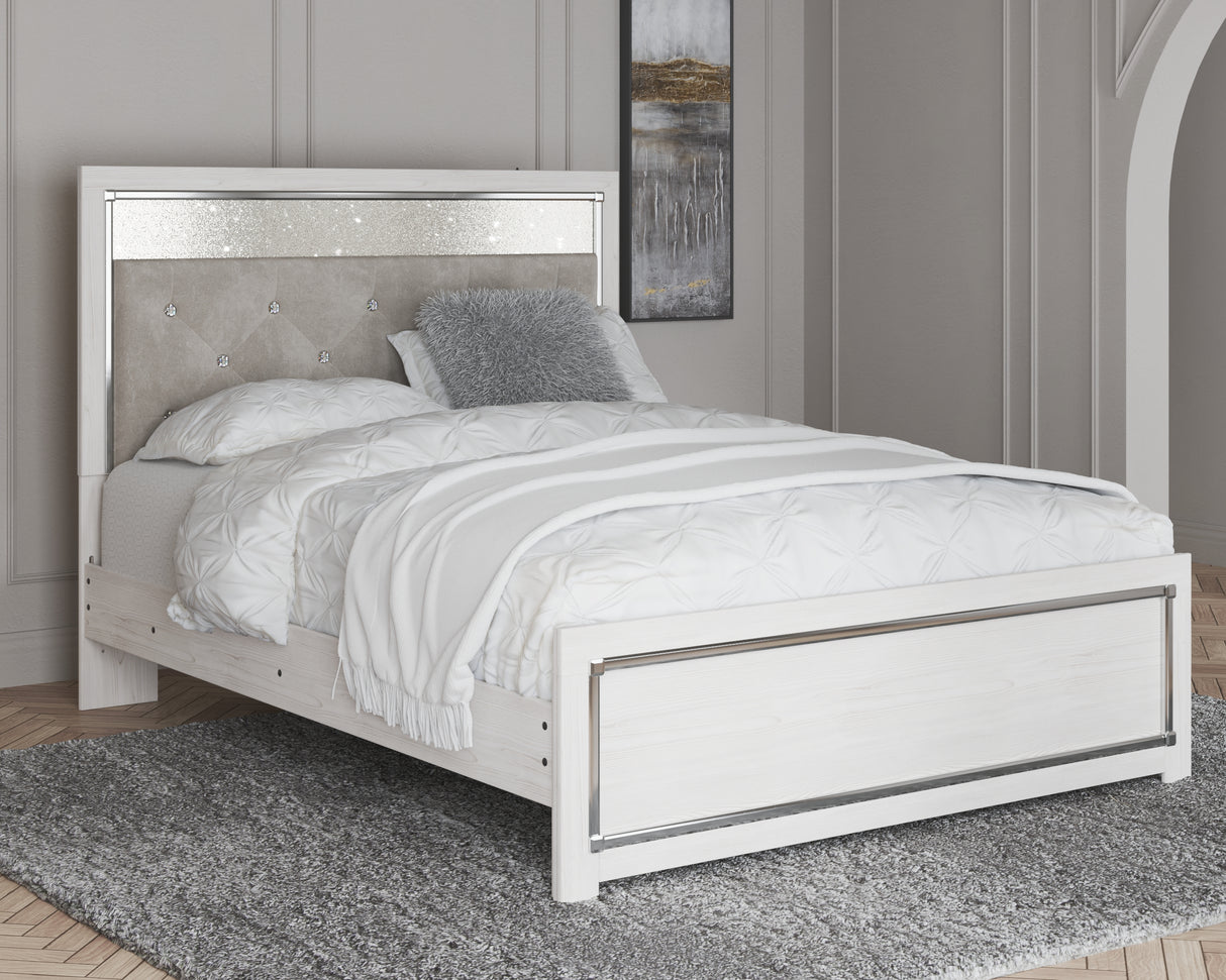 Nashville Furniture Outlets - Ashley Furniture - Altyra Bedroom - Queen Panel Bed / White - B2640B2