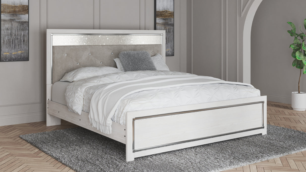 Nashville Furniture Outlets - Ashley Furniture - Altyra Bedroom - King Panel Bed / White - B2640B3