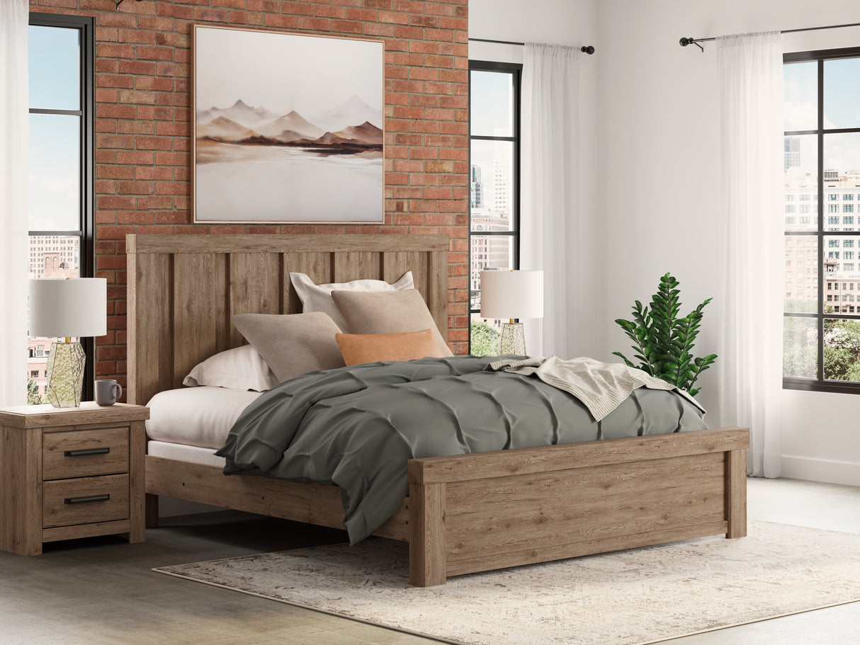 Nashville Furniture Outlets - Ashley Furniture - Oliandon Bedroom - King Panel Bed - PCB2844B6