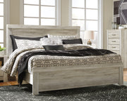 Nashville Furniture Outlets - Ashley Furniture - Bellaby Bedroom - King Panel Bed / Whitewash - B331B8