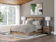 Nashville Furniture Outlets - Ashley Furniture - Chirason Bedroom - Queen Panel Bed with Storage / Brown - PCB3367B4