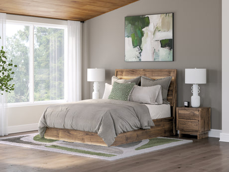 Nashville Furniture Outlets - Ashley Furniture - Chirason Bedroom - King Panel Bed / Brown - PCB3367B13