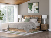 Nashville Furniture Outlets - Ashley Furniture - Chirason Bedroom - King Panel Bed with Storage / Brown - PCB3367B14