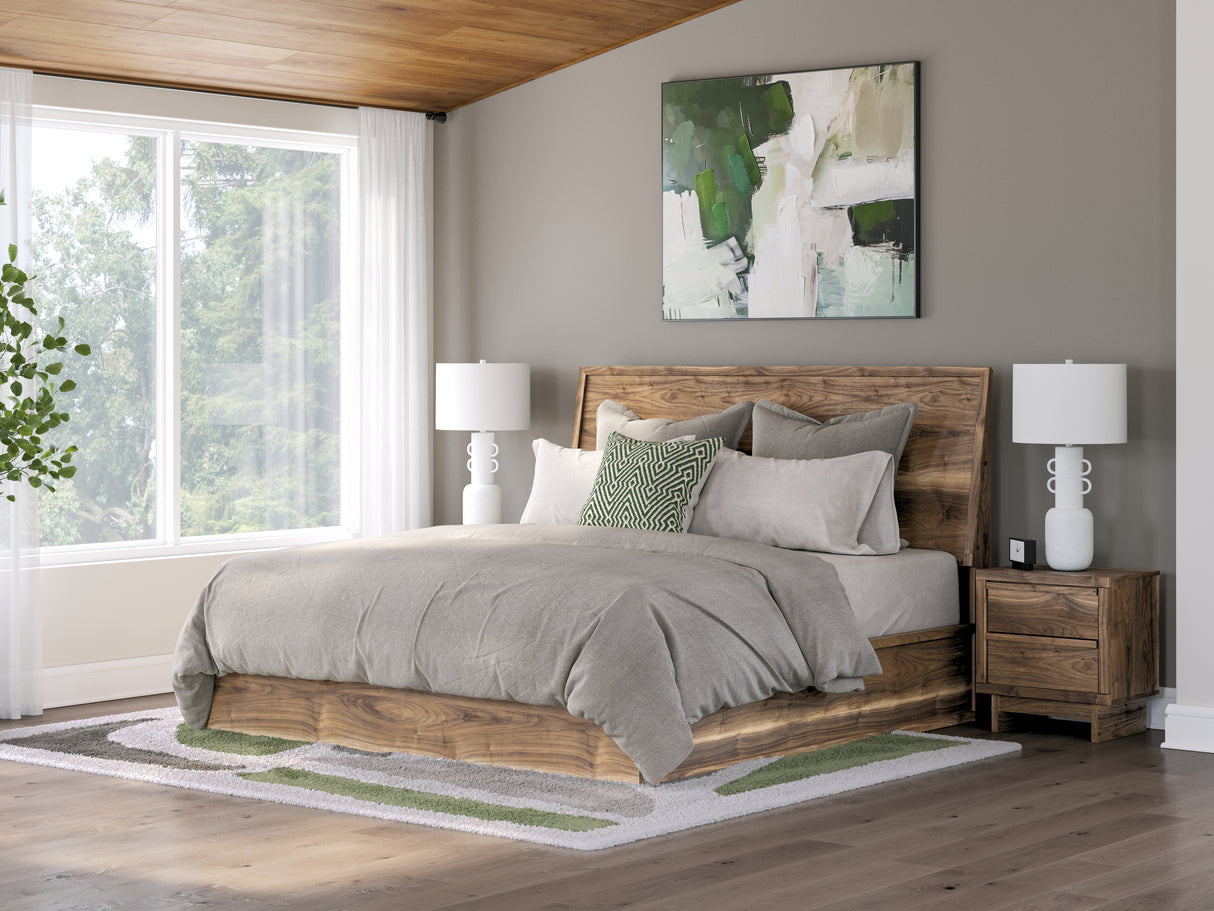 Nashville Furniture Outlets - Ashley Furniture - Chirason Bedroom - King Panel Bed / Brown - PCB3367B13