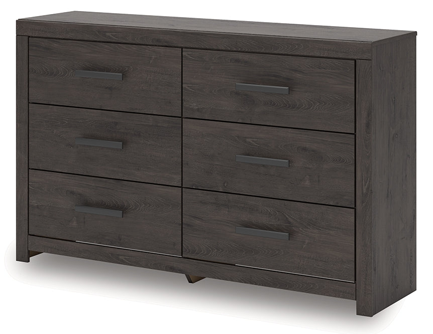 Prendonea King Panel Bed, Dresser and 2 Nightstands
