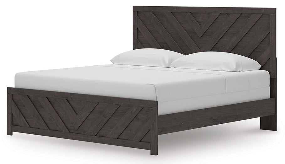Prendonea King Panel Bed, Dresser and 2 Nightstands