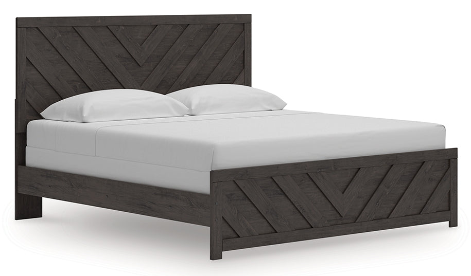 Prendonea King Panel Bed, Dresser and 2 Nightstands