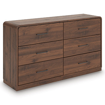 Nashville Furniture Outlets - Ashley Furniture - Fortlorn Bedroom - Dresser / Walnut Brown - PCB386-31