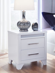 Nashville Furniture Outlets - Ashley Furniture - Jarlee Bedroom - Two Drawer Night Stand / White - PCB392-92