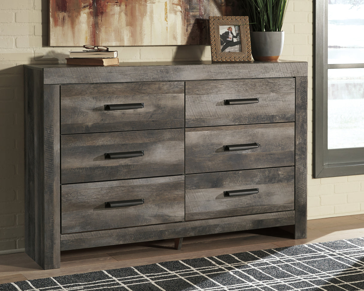 Nashville Furniture Outlets - Ashley Furniture - Wynnlow Bedroom - Six Drawer Dresser / Gray - B440-31