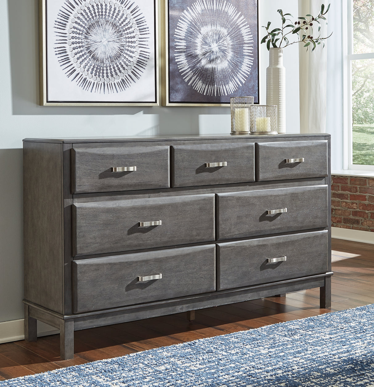Nashville Furniture Outlets - Ashley Furniture - Caitbrook Bedroom - Dresser / Gray - B476-31