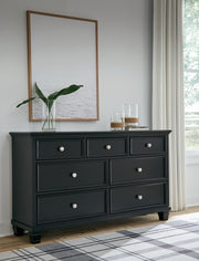 Nashville Furniture Outlets - Ashley Furniture - Lanolee Bedroom - Dresser / Black - B687-31