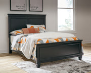 Nashville Furniture Outlets - Ashley Furniture - Lanolee Bedroom - Full Panel Bed / Black - B687B4