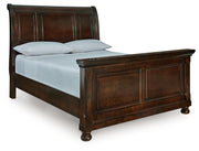 Nashville Furniture Outlets - Ashley Furniture - Porter Bedroom - Queen Sleigh Bed / Rustic Brown - B697B48