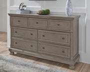 Nashville Furniture Outlets - Ashley Furniture - Lettner Bedroom - Dresser / Light Gray - B733-31