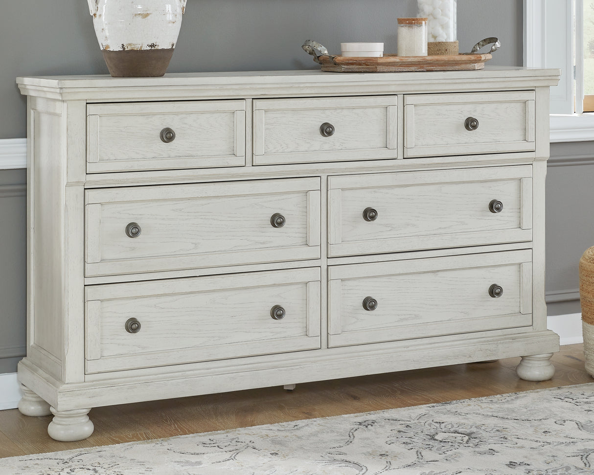 Nashville Furniture Outlets - Ashley Furniture - Robbinsdale Bedroom - Dresser / Antique White - B742-31