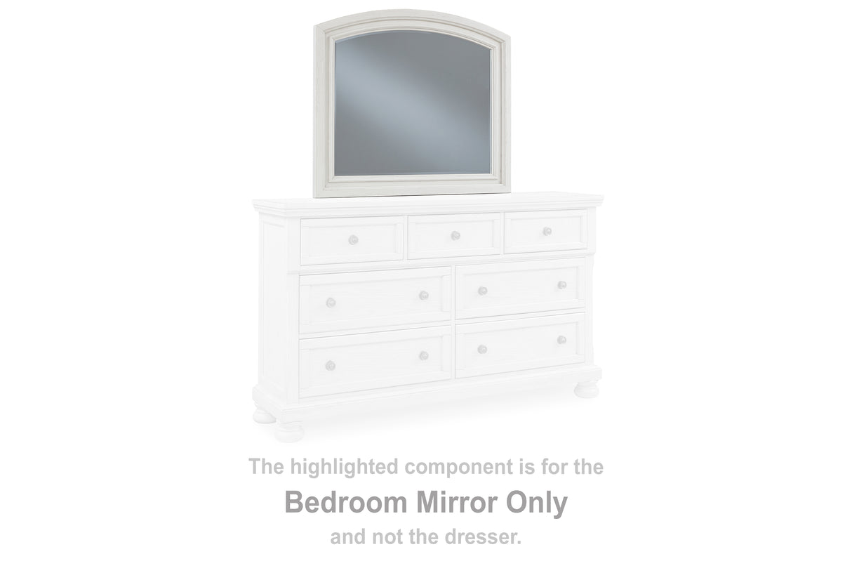 Nashville Furniture Outlets - Ashley Furniture - Robbinsdale Bedroom - Bedroom Mirror / Antique White - B742-36