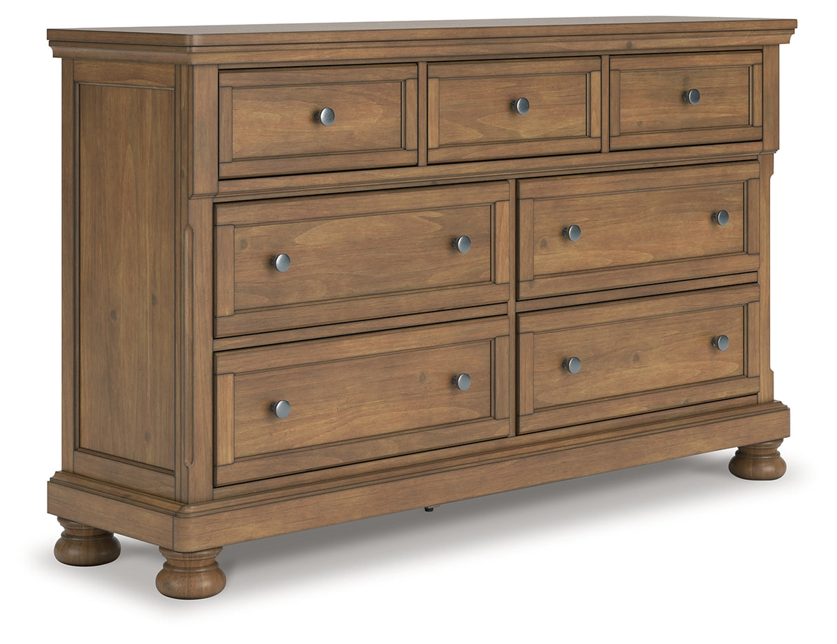 Nashville Furniture Outlets - Ashley Furniture - Feddinger Bedroom - Dresser / Medium Brown - PCB779-31
