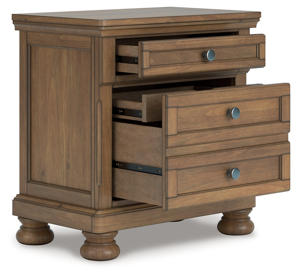 Nashville Furniture Outlets - Ashley Furniture - Feddinger Bedroom - Two Drawer Night Stand / Medium Brown - PCB779-92