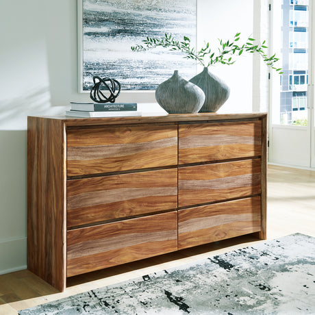 Nashville Furniture Outlets - Ashley Furniture - Dressonni Bedroom - California King Panel Bed / Brown - B790B5