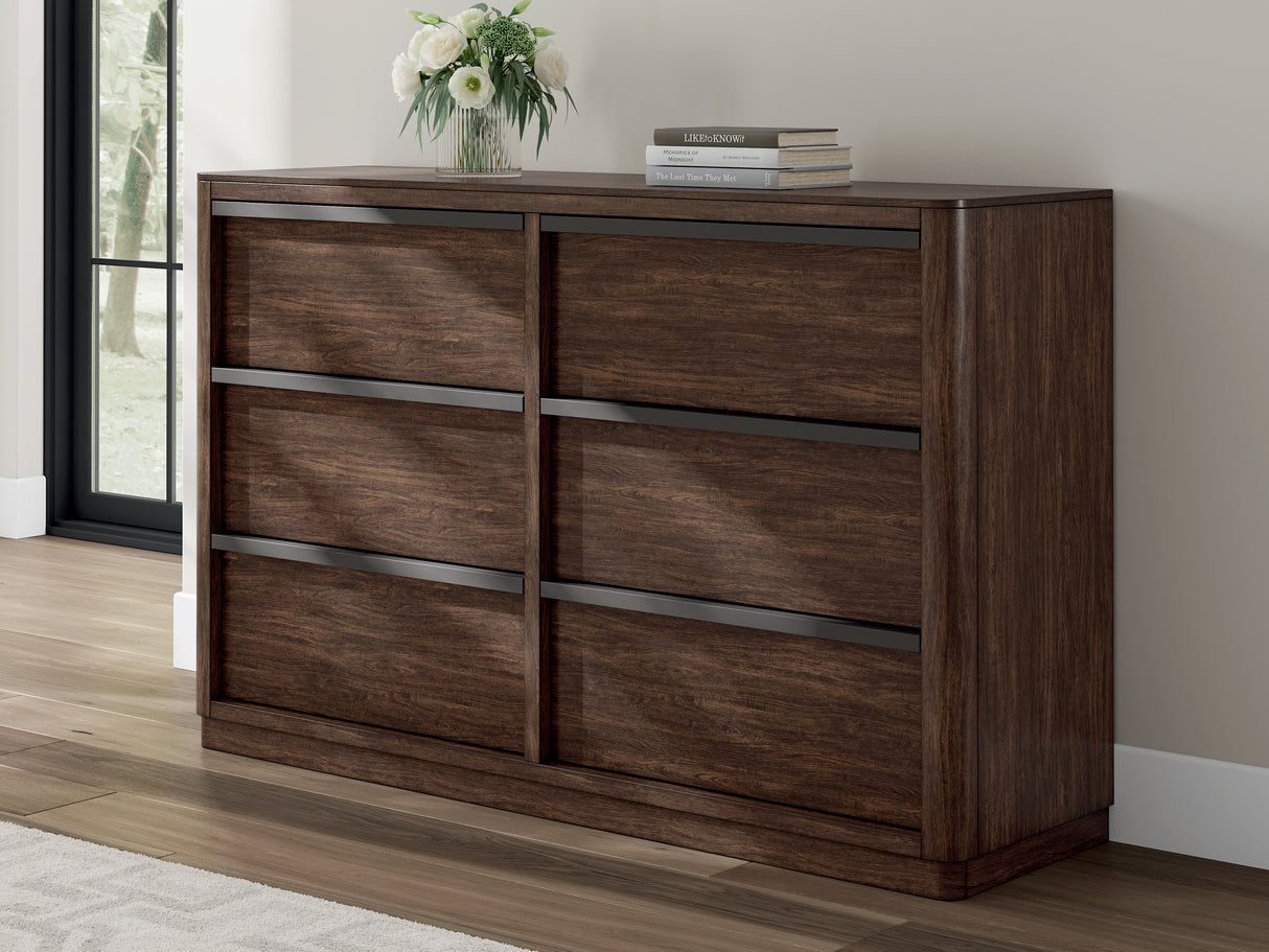 Nashville Furniture Outlets - Ashley Furniture - Dilenno Bedroom - Dresser / Dark Brown - PCB857-31