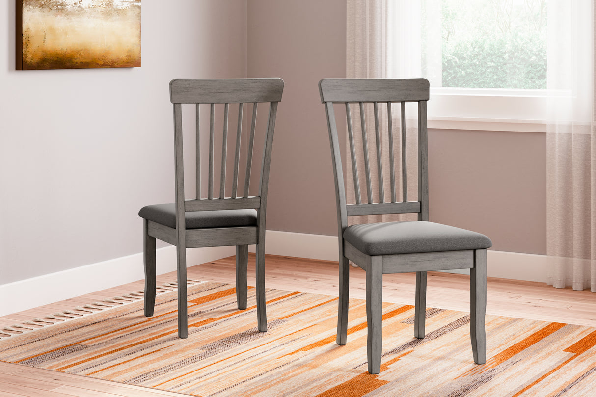 Nashville Furniture Outlets - Ashley Furniture - Shullden Dining Room - Dining Chair (Set of 2) / Gray - D194-01X2