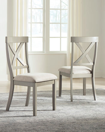 Nashville Furniture Outlets - Ashley Furniture - Parellen Dining Room - Dining Chair (Set of 2) / Gray - D291-01X2