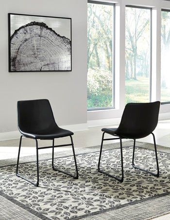 Nashville Furniture Outlets - Ashley Furniture - Centiar Dining Room - Dining Chair (Set of 2) / Black - D372-06X2