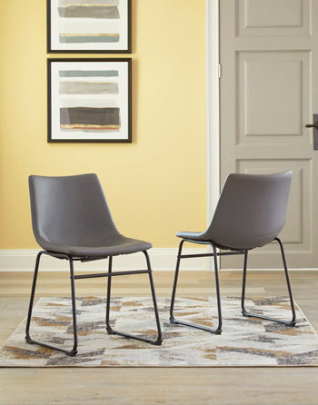 Nashville Furniture Outlets - Ashley Furniture - Centiar Dining Room - Dining Chair (Set of 2) / Gray - D372-08X2