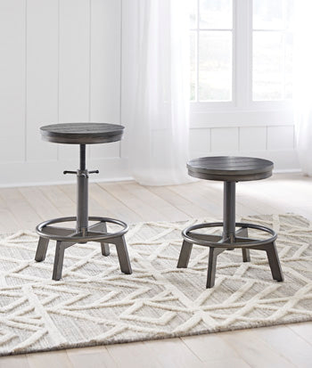 Nashville Furniture Outlets - Ashley Furniture - Torjin Dining Room - Counter Height Stool (Set of 2) / Gray - D440-324X2